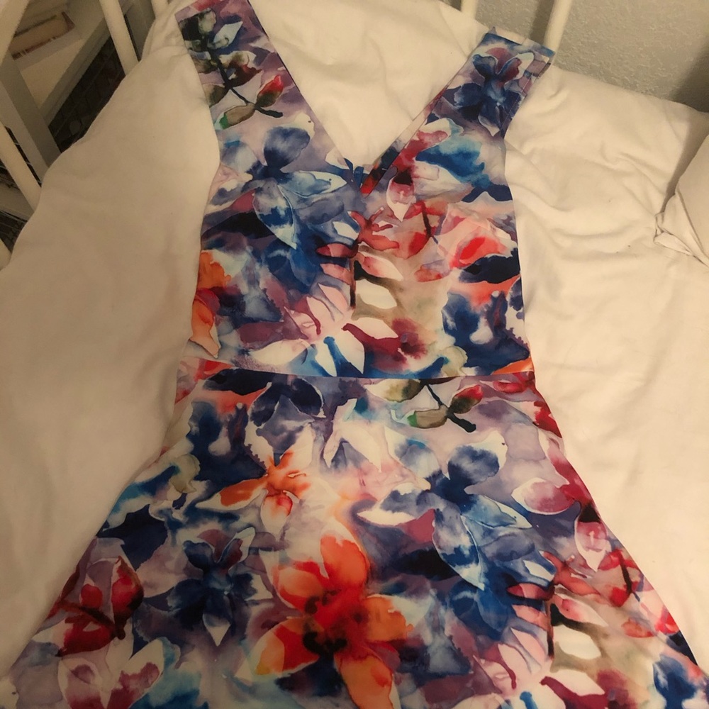 Multicolor cocktail dress